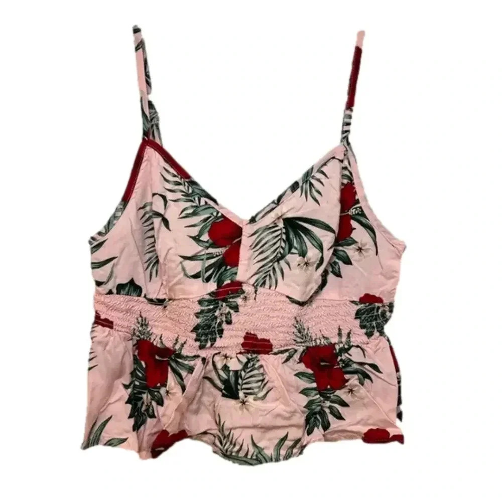 Guess Floral Peplum Top Small